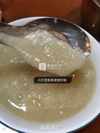 川贝炖雪梨燕窝的做法步骤:4