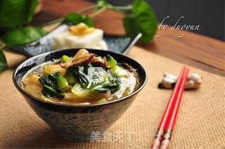 青菜炒年糕的做法步骤:15