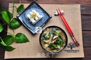 青菜炒年糕的做法步骤:16