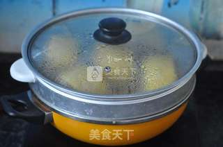 三色馒头卷的做法步骤:12