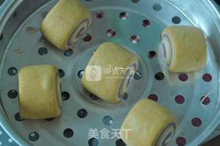 三色馒头卷的做法步骤:11