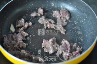 葱爆牛肉的做法步骤:5