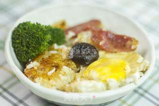 煲仔饭一厨作铸铁锅版的做法步骤:8