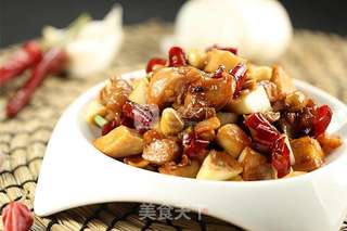 宫保杏鲍菇鸡丁的做法步骤:12