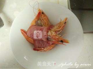 青豆汤培根裹大虾的做法步骤:12