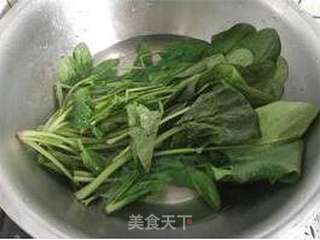 菠菜卷饼的做法步骤：1