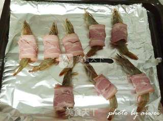 青豆汤培根裹大虾的做法步骤:10