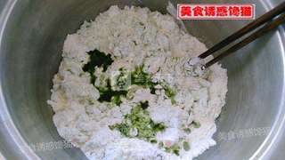 小刺猬菠菜汁肉包的做法步骤:4