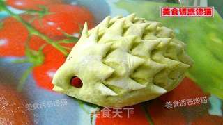 小刺猬菠菜汁肉包的做法步骤:11