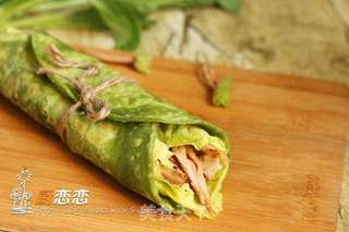 菠菜卷饼的做法步骤：8