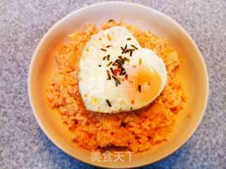 辣白菜炒饭的做法步骤:5
