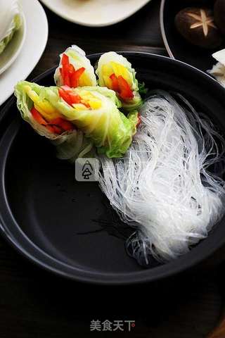 团圆素暖锅的做法步骤:7