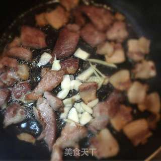 肉片茶树菇的做法步骤:5