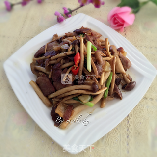 肉片茶树菇的做法步骤:12