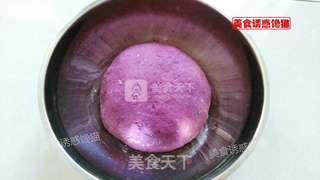 花式紫薯椰蓉卷的做法步骤:2
