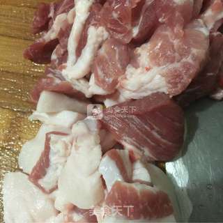 肉片茶树菇的做法步骤:3