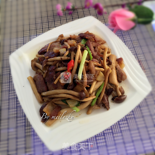 肉片茶树菇的做法步骤:10