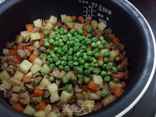 香菇什锦饭的做法步骤:13
