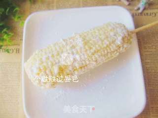 脆皮玉米——街头火爆小吃在家做的做法步骤：3