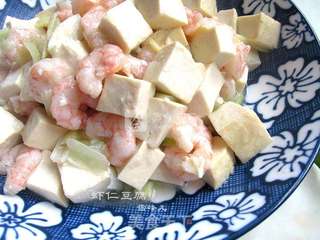 虾仁豆腐的做法步骤:10