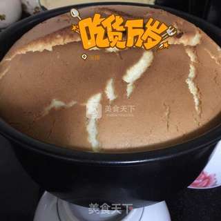 葡萄干戚风蛋糕的做法步骤:12