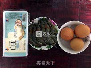 虾仁豆腐鸡蛋羹的做法步骤:2