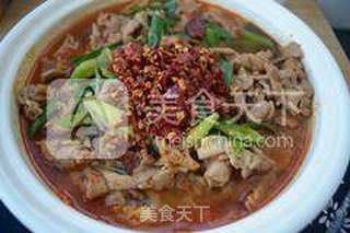 水煮肉片的做法步骤:10