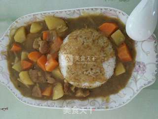 咖喱饭的做法步骤:3