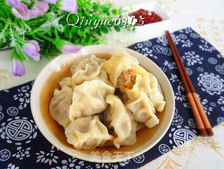 胡萝卜羊肉馅饺子的做法步骤:10
