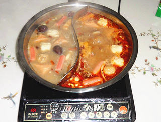 鸳鸯火锅汤底的做法步骤:9
