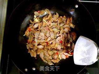 双椒爆鸡胗的做法步骤:4
