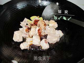 可乐菠萝烧排骨的做法步骤:4