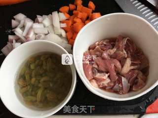 羊肉抓饭的做法步骤:2