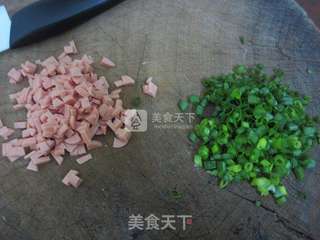 腐乳火腿香葱曲奇的做法步骤:2
