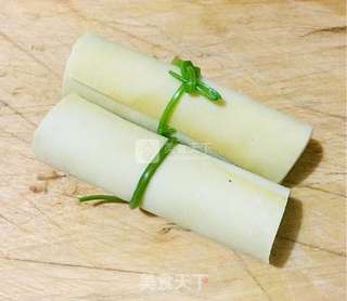 千张翡翠卷的做法步骤:9