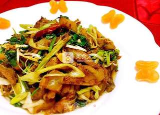 葱爆孜然羊脸肉的做法步骤:10