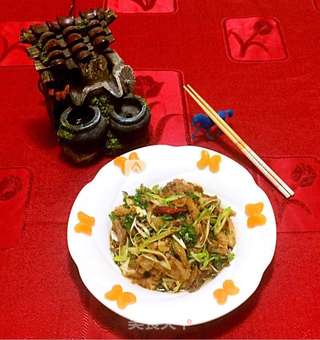 葱爆孜然羊脸肉的做法步骤:13