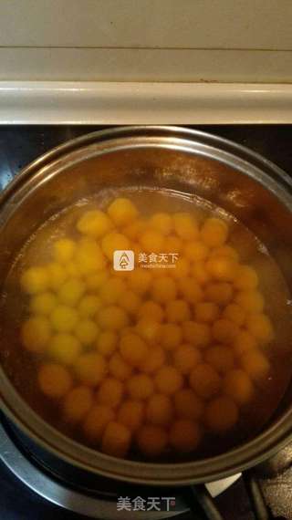 甜酒酿南瓜小团子的做法步骤:6
