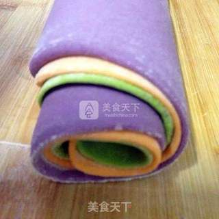 彩虹包子的做法步骤:5