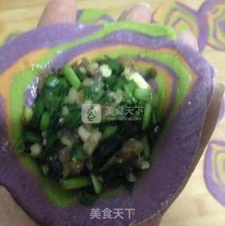 彩虹包子的做法步骤:8