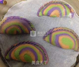 彩虹包子的做法步骤:9