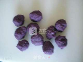 紫薯小包的做法步骤:3