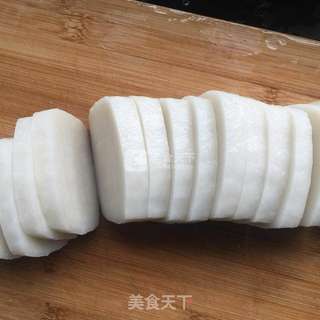 棒菜炖年糕的做法步骤:5