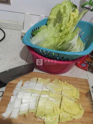 鲜辣大白菜的做法步骤:3