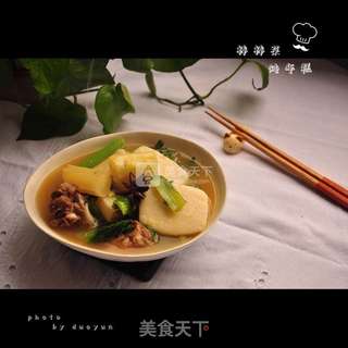 棒菜炖年糕的做法步骤:13
