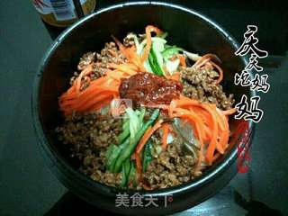 韩式拌饭的做法步骤:11