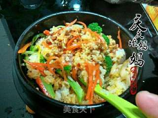 韩式拌饭的做法步骤:15