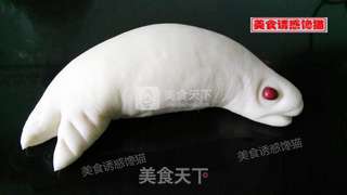 鱼儿南瓜紫薯包的做法步骤：10