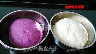 鱼儿南瓜紫薯包的做法步骤:3