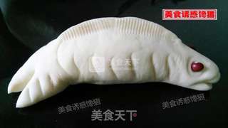 鱼儿南瓜紫薯包的做法步骤:12